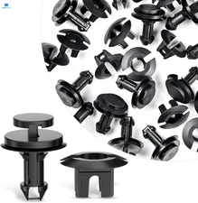 GOOACC GM Front Air Deflector Retainers Clips 15733971 for 15 Set, Black 