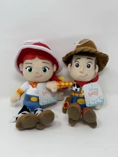 Disney Baby Toy Story 8” Plush Woody And Jessie Animal Plush  Set Of 2 New Gift