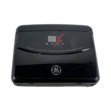 General Electric Ge Max Bass Stereo Cassette Player 3-5464B