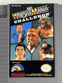 WWF WrestleMania Challenge Nintendo NES Cartridge and Sleeve Only Play Tested