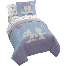 NEW Disney Mickey Minnie Mouse 7 Pc Double Comforter Sheet Set Franco