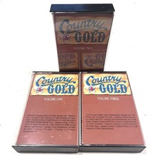 Country Gold - Volumes 1, 2, 3, Tape CASSETTE Country Music Lot Of 3
