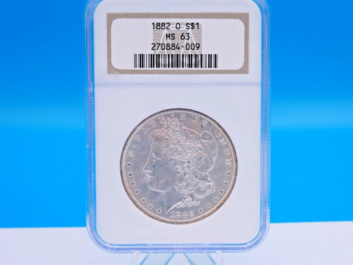 New Orleans Grade MS 63 1882 Year Morgan US Dollars (1878-1921