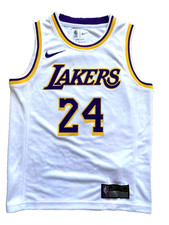 KOBE BRYANT 24 YOUTH M LA LAKERS JERSEY BASKETBALL NEW WITH TAG
