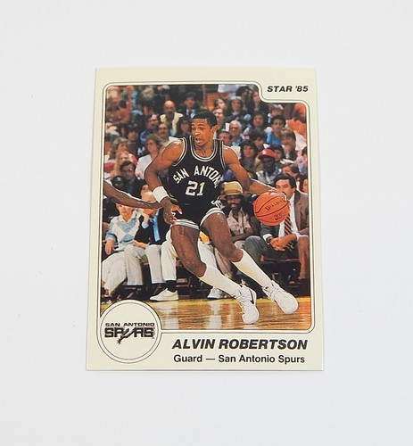Alvin Robertson #75 1984 Star card