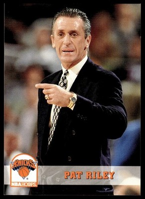 1993-94 Hoops Pat Riley New York Knicks #247