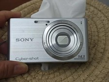 SONY Cyber Shot DSC-W610 Silver Digital Camera 4x Zoom 14.1MP