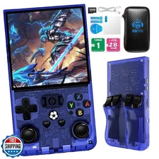 R36MAX Retro Handheld Game Console,Retro Gaming Console with 1800