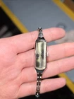 VTG Seiko 1520-3669 Beveled Glass Green Dial Silver Mechanical Manual Wind Watch
