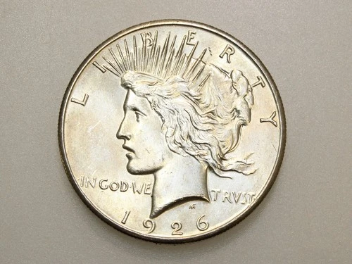 1926-P $1 PEACE SILVER DOLLAR CH/GEM BU