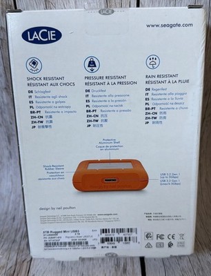 LaCie Rugged Mini 5TB,External,2.5 inch (STJJ5000400) Portable