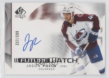 2024-25 SP Authentic Future Watch Horizontal 337/599 Jason Polin #114 Auto 1e7g