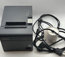 EPSON TM-T20 M249A Thermal Receipt Printer w/ Cords and Paper - Used Tested