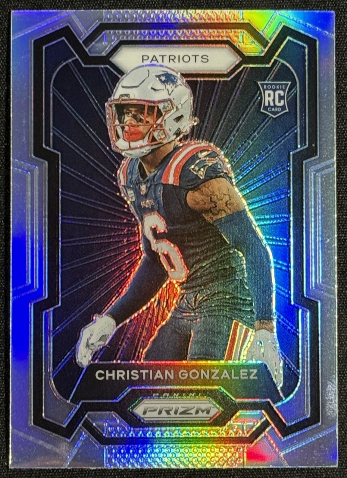 CHRISTIAN GONZALEZ 2023 PANINI PRIZM #341 ROOKIE VARIATIONS PRIZMS SILVER RC