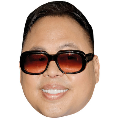 Nico Santos (Brille) Großer Kopf. Größer als das Leben Maske.