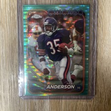 2024 Topps Chrome #25 Neal Anderson Aqua Refractor #/199