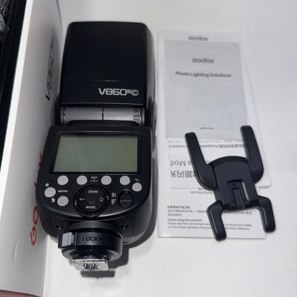 US Godox V860III-C 2.4G TTL HSS Flash Speedlite 2600mAh Li-on Battery For Cannon - Image 2 of 4