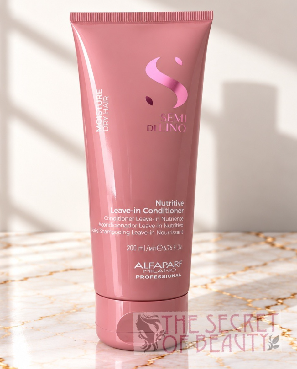 Alfaparf Semi Di Lino Moisture Nutrive Leave-in Conditioner For Dry Hair 200 ml - Image 4