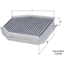 Knecht LAK 278 S Filter Innenraumluft für MERCEDES BENZ G KLASSE SL SLR R230