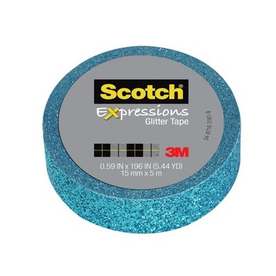 Scotch  0.59 in. x 196 (15mm wide), Teal Blue (0.59 x 5.444 yds.) 