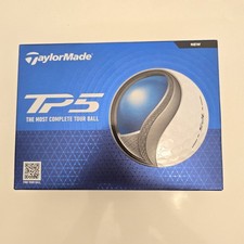 Brand New TaylorMade TP5 White Golf Balls with custom logo 1 Dozen