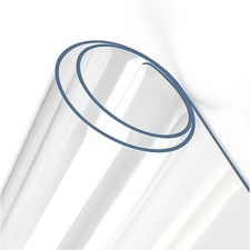 9x6 108"x72" 1,5mm Thick, PVC Clear Table Cover, Clear Desk mat cover