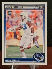 2024 Score - Rookies Cedric Gray #367 (RC)