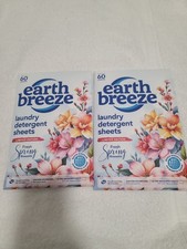 Earth Breeze Laundry Detergent Sheets 2  Fresh Spring Blossoms 120 Sheets 
