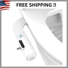 Bidet Attachment for Toilet, Non-Electric Cold Water Bidet with Pressure Cont...