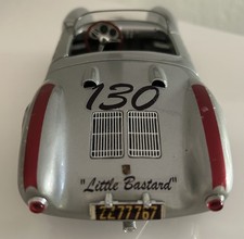Porsche 550 A James Dean Spyder 1:18 Silver Diecast Little Bastard