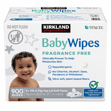 Kirkland Signature Baby Wipes, 900-count