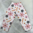 Vintage *Barbie* Clothes for 90's Skipper~ White Capri Pants w/ Logo & Flowers