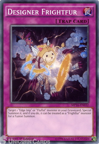 MP16-EN032 Designer Frightfur Common 1st Edition Mint YuGiOh Card