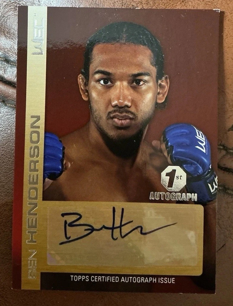 Carte Signée UFC – Ben Henderson – WEC FAR-BH 2011 – Collection