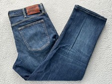  65 New Lands' End Men's Trad Fit 5 Pocket Stretch Denim Jeans Blue 36x29