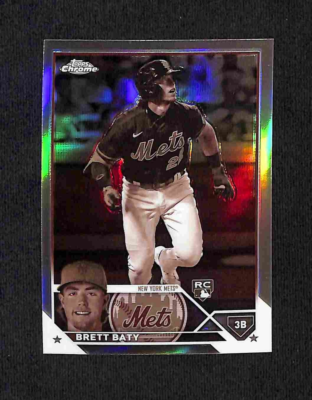 2023 Topps Chrome - Brett Baty #204 Sepia Refractor (RC)