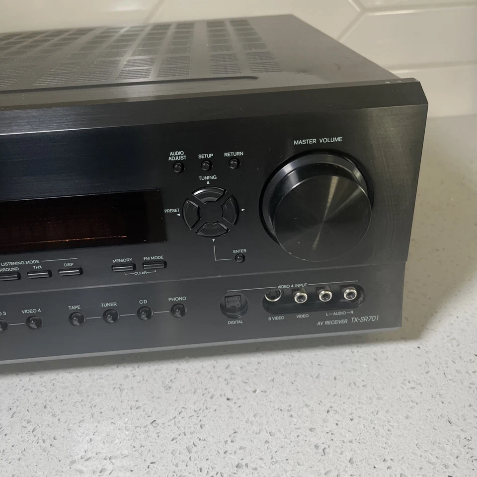 Onkyo TX-SR701 6.1 Channel 600 Watt Home Theater AV Receiver Amplifier TESTED - Image 4 of 4