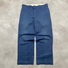 Dickies 874 Trousers Mens 32" Original Fit Workwear Straight Pants, Navy