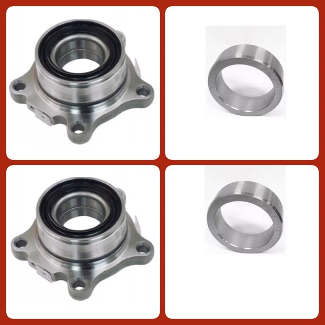 2 REAR WHEEL BEARING MODULE W/RETAINER FOR TOYOTA TUNDRA (2007-2016