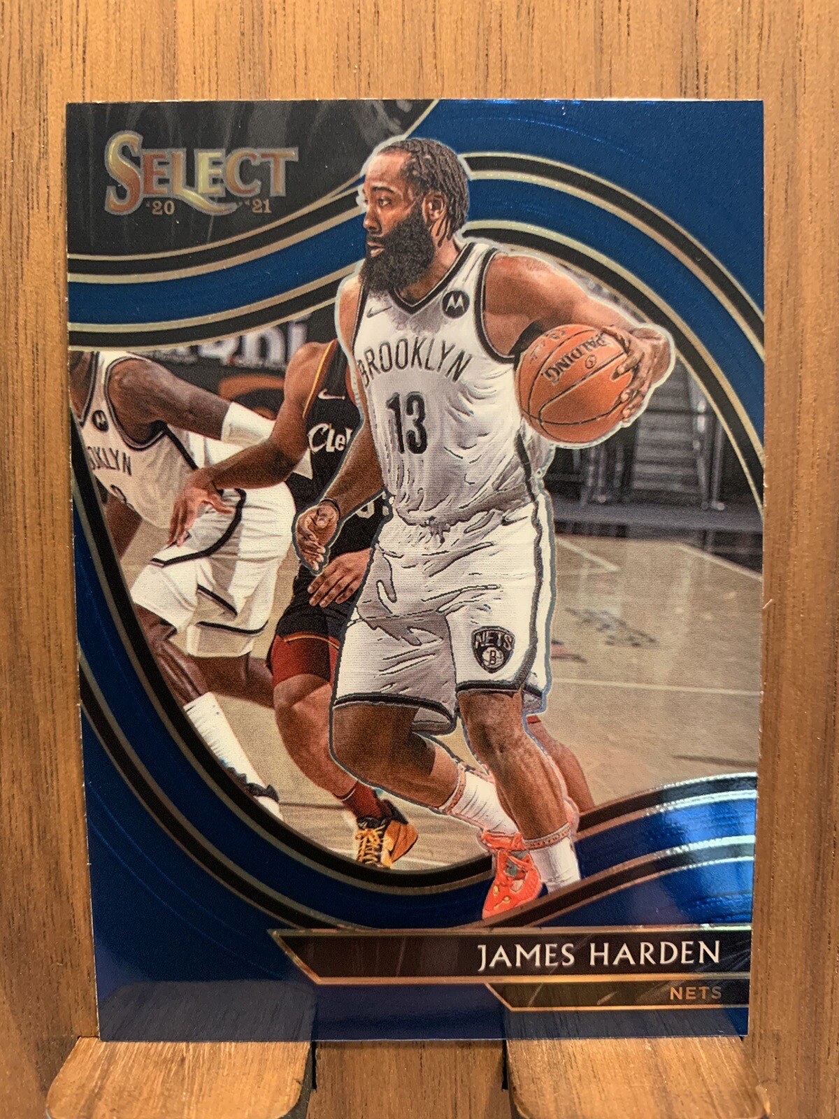 JAMES HARDEN 2020-21 PANINI SELECT #212 COURTSIDE RETAIL BLUE