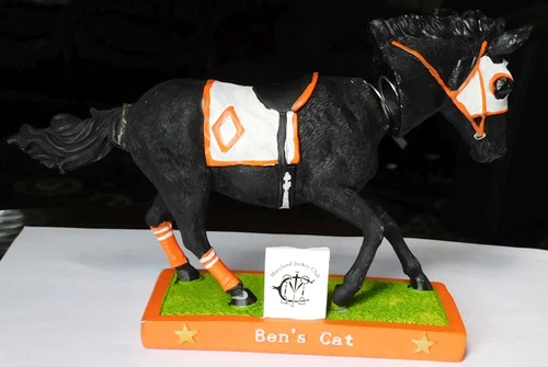 Maryland Jockey Club Ben's Cat Bobblehead Horse Racing from 2017