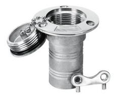 38 mm Edelstahl Einfüllstutzen Tankstutzen Tankverschluss Tankdeckel Benzintank