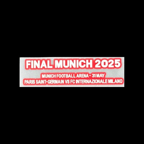 Final Munich 2025 UCL Match Details (for PSG Home jersey) - Picture 2 of 9