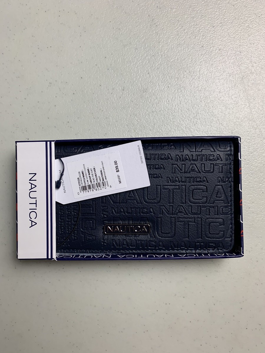 Nautica Snap Slim Clutch Women's Wallet Brand New With Tags & Box