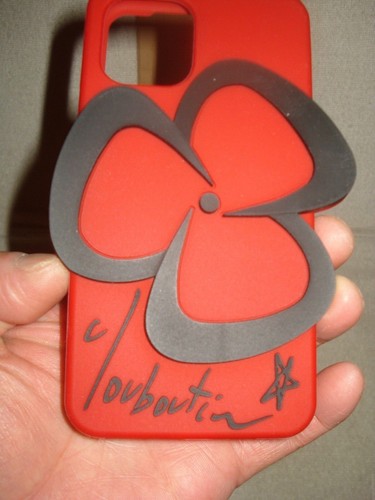 100% AUTHENTIC NEW CHRISTIAN LOUBOUTIN PENSEE IPHONE 11 CASE/HOLDER - 第 5/7 張圖片