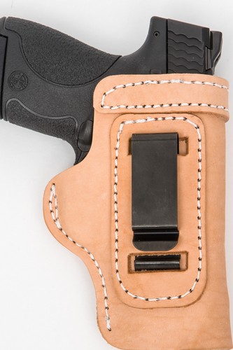 Pro Carry LT RH LH OWB IWB Leather Gun Holster For Colt Mustang 380 - Picture 2 of 4