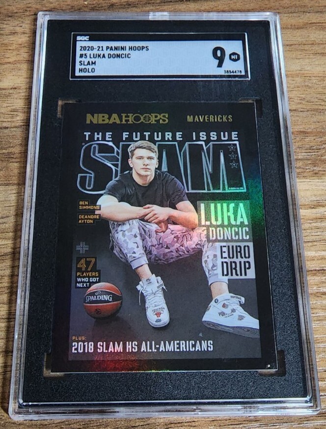 Luka Doncic 2020-21 Panini Hoops Slam Holo
