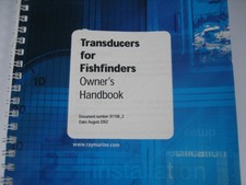 Raymarine  Transducers for Fishfinders -- Owner's Handbook - Free Shipping