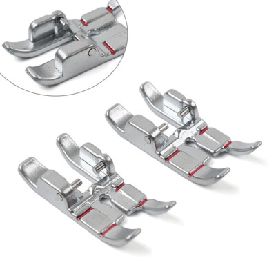 2Pcs Household Sewing Machine Parts 1/4'' Quilting Foot Presser Foot For pfaff