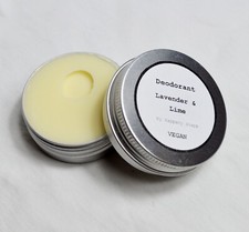 Natural Organic ingredients antiperspirant Deodorant Lavender Lime vegan 55g